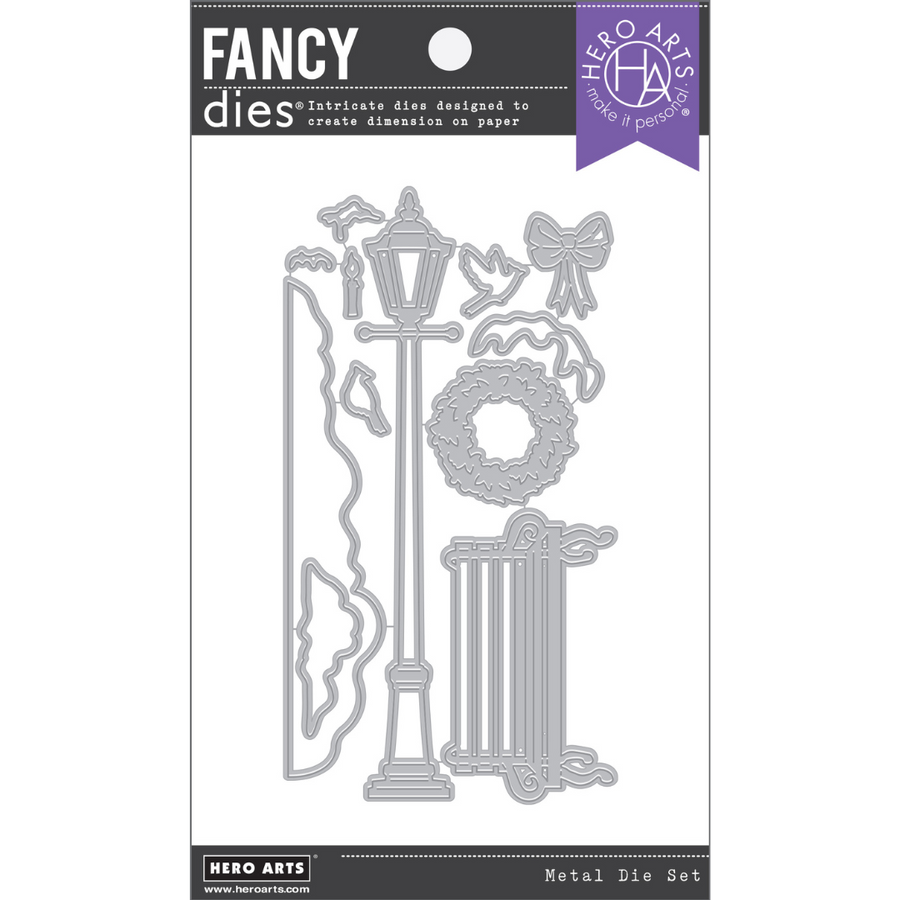 Hero Arts - Snowy Street Lamp Fancy Dies (E)