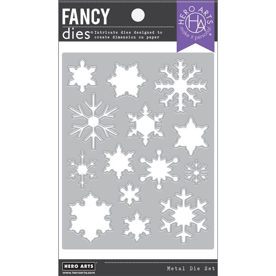 Hero Arts - Snowflake Patterned Cover Plate (F)