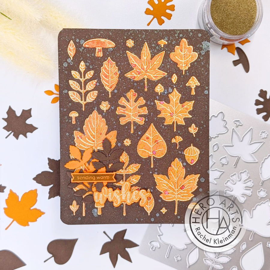 Hero Arts - Fall Pattern Cover Plate (F)