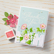 Hero Arts - Morning Glory Fancy Die from the In The Garden Collection