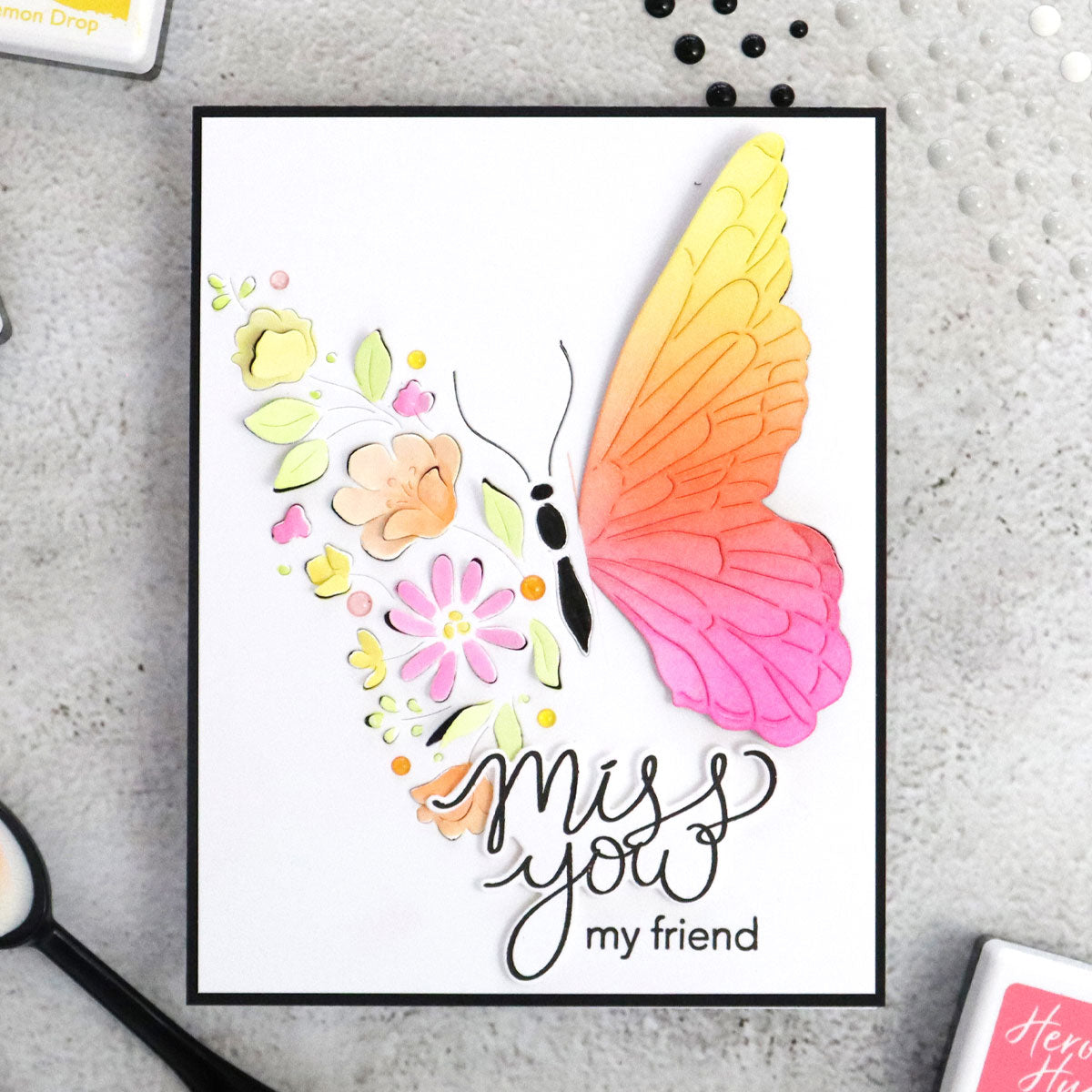 Hero Arts - Varying Butterfly Wings Fancy Dies from the Chasing Rainbows Collection