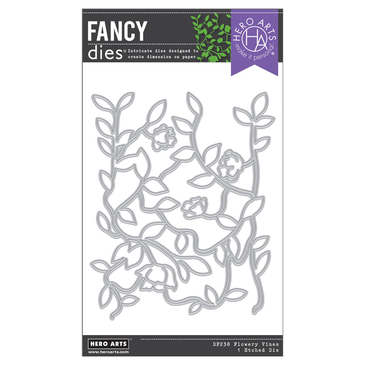 Hero Arts - Flowery Vines Fancy Die from the In The Garden Collection