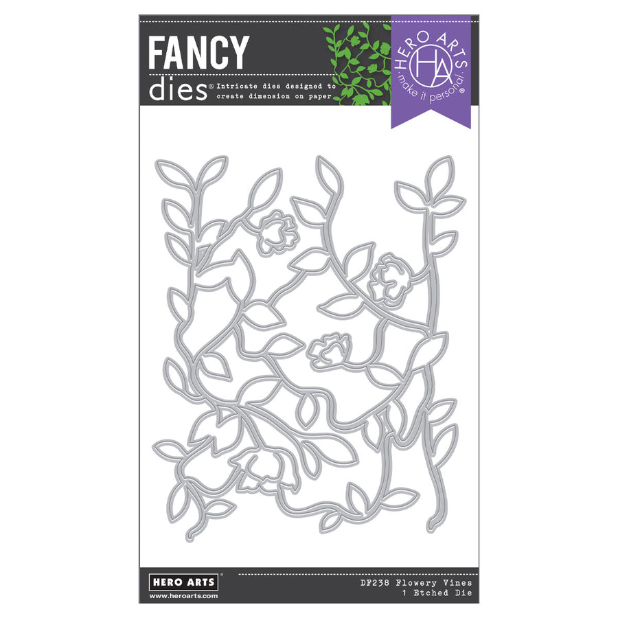 Hero Arts - Flowery Vines Fancy Die from the In The Garden Collection