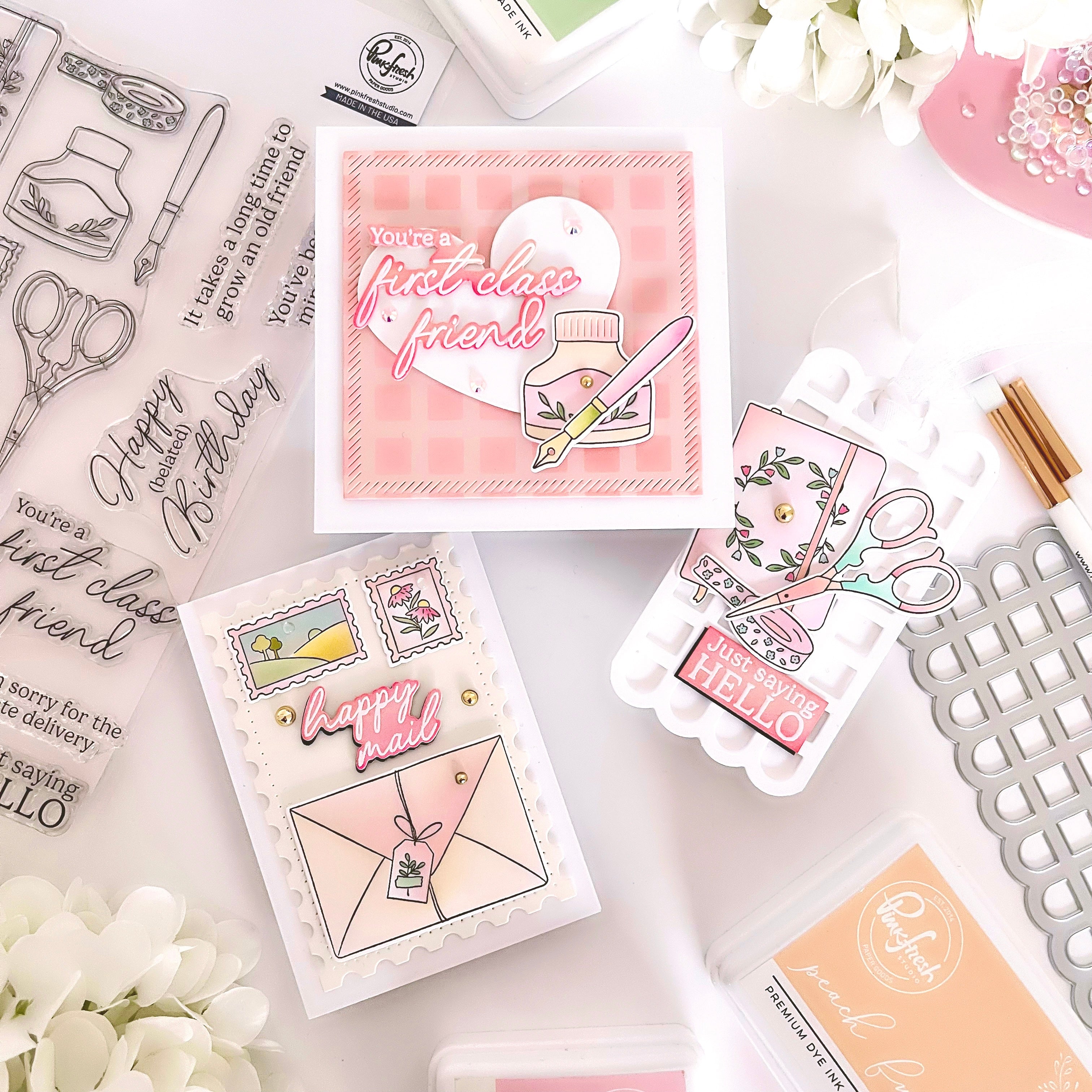 Pinkfresh Studio - Classic Correspondence Stamps