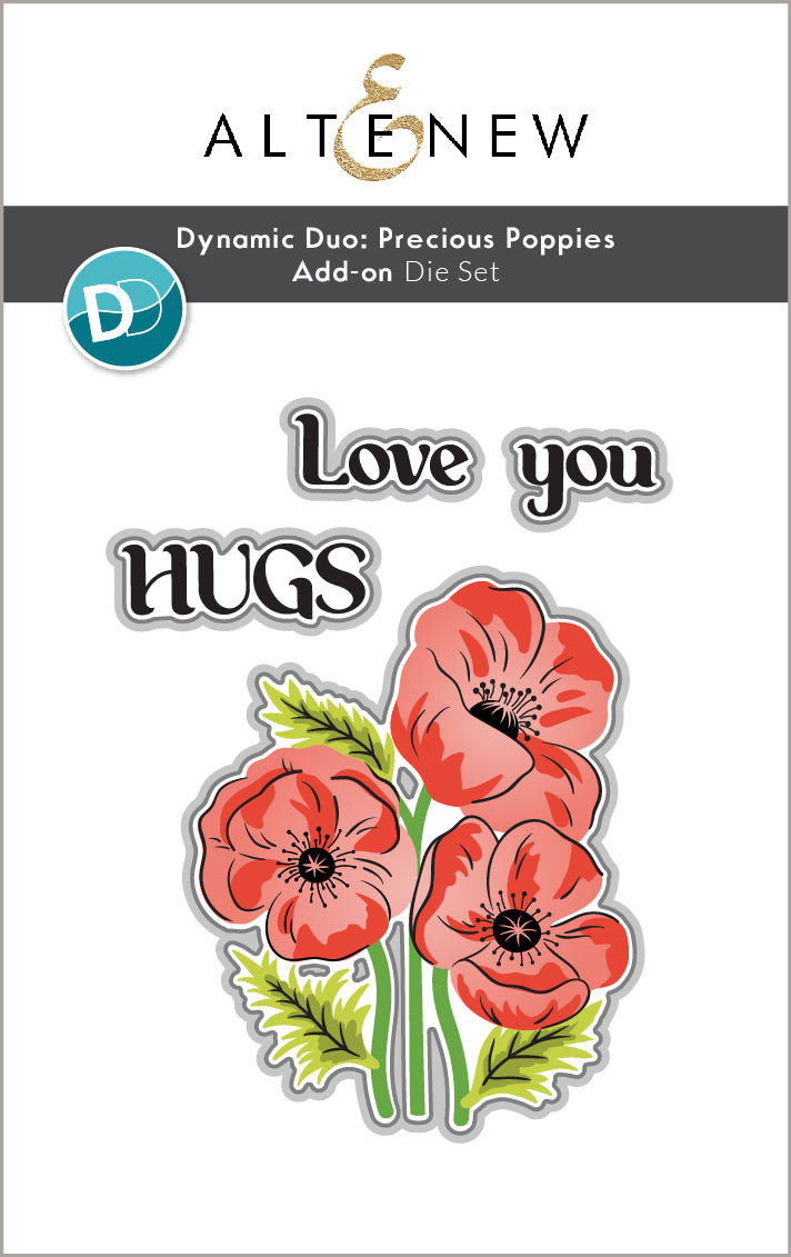 Altenew - Dynamic Duo: Precious Poppies & Add-on Die Bundle