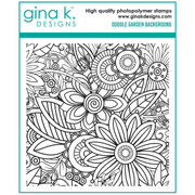 Gina K Designs Doodle Garden Background Stamp