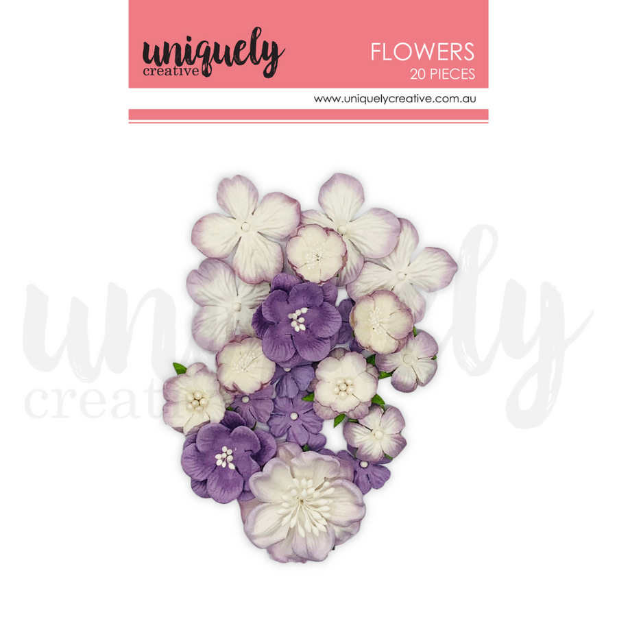 Uniquely Creative - Dusty Purple Flowers