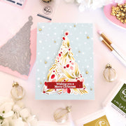 Pinkfresh Studio - Festive Foliage Tree Press Plate