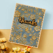 Spellbinders - Flowers & Foliage 3D Embossing Folder from the From the Garden Collection by Wendy Vecchi