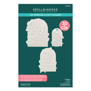 Spellbinders - Floral For You 3D Emboss & Cut Folder from the Sealed 3D Botanicals Collection