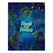 Spellbinders - Feather Flourish 3D Embossing Folder from the Peacock Paradise Collection by Dawn Bibby