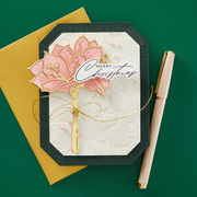 Spellbinders - Amaryllis Garden 3D Embossing Folder from the Amaryllis Christmas Collection by Yana Smakula