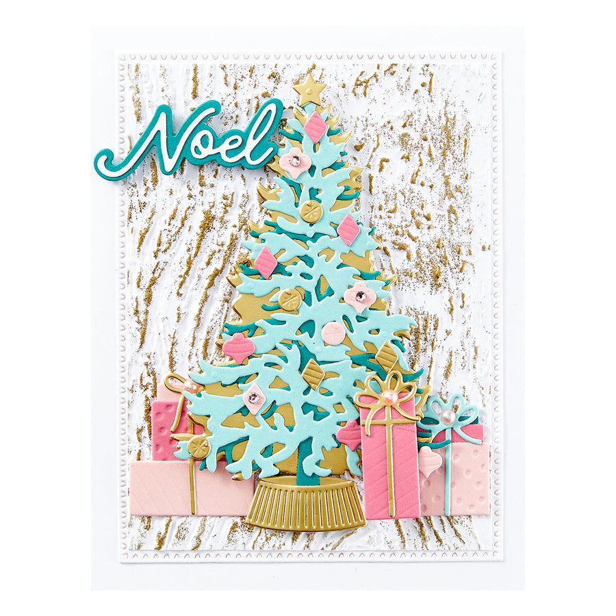 Spellbinders - Bark 3D Embossing Folder from the Timeless Trees Collection by Simon Hurley