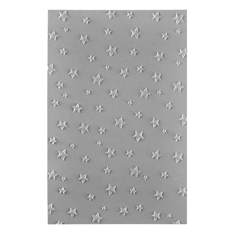 Spellbinders - Wishing Stars 3D Embossing Folder from the Little Smiles Collection