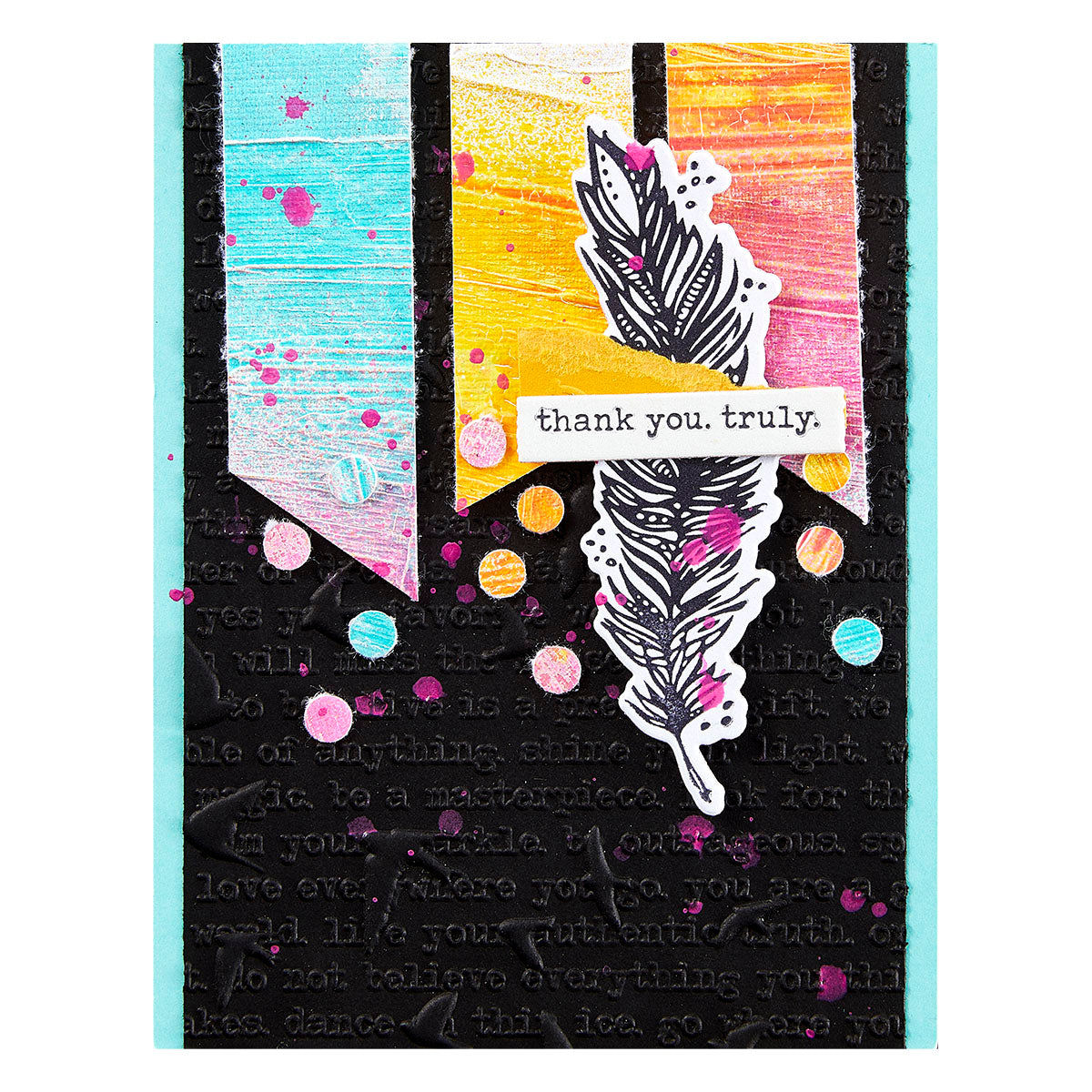 Spellbinders - Soaring 3D Embossing Folder Embossing Folder from the Collaged Birds Collection by Dina Wakley