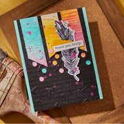 Spellbinders - Soaring 3D Embossing Folder Embossing Folder from the Collaged Birds Collection by Dina Wakley