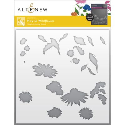 Altenew - Playful Wildflower Coloring Stencil