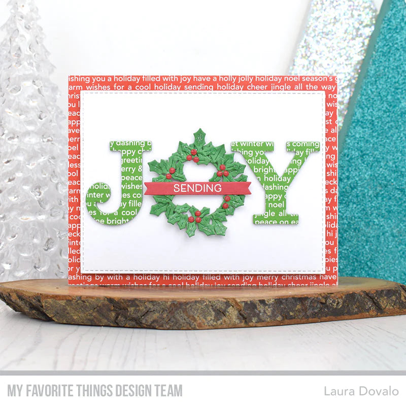 My Favorite Things - Colorful Christmas Text Paper Pad