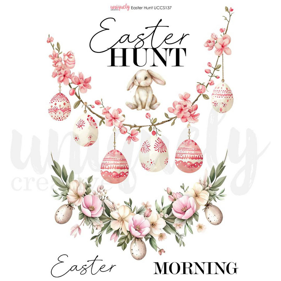 Uniquely Creative - Easter Hunt Cut-a-Part Sheet