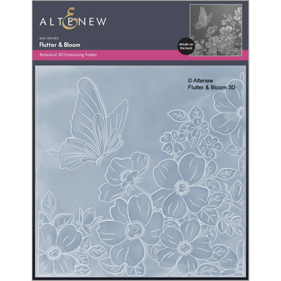 Altenew - Flutter & Bloom 3D Embossing Folder