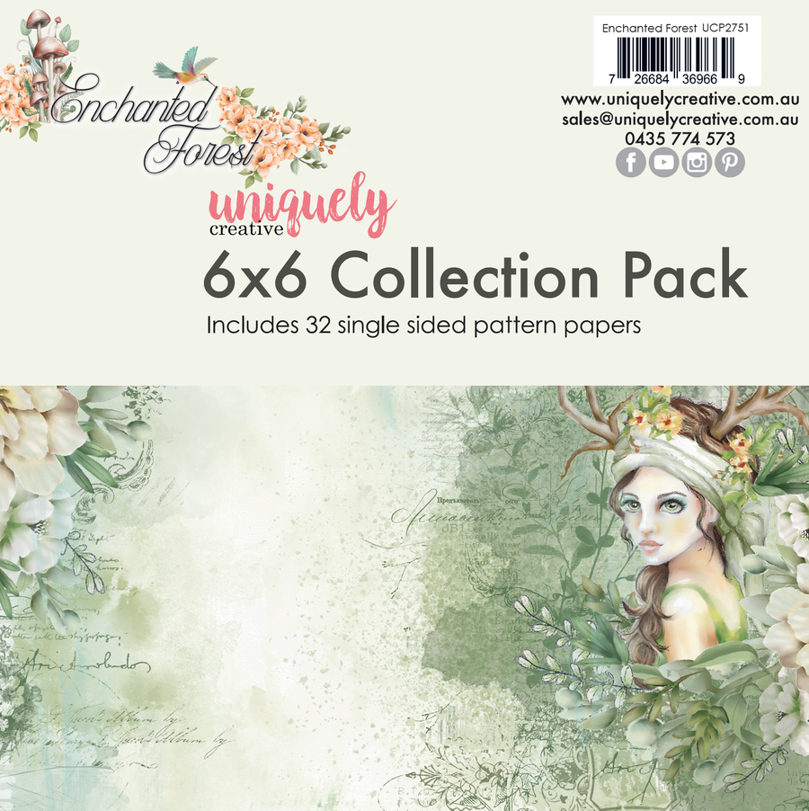 Uniquely Creative - Enchanted Forest 6" x 6" Collection Pad