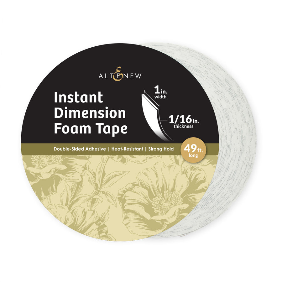 Altenew - Instant Dimension Foam Tape - 1/16'' x 1'' x 15m