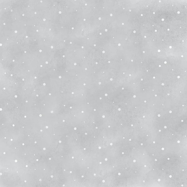 Kaisercraft - Whimsy Wishes 12" x 12" Scrapbook Paper - Falling Snow