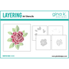 Gina K Designs - Winter Rose Layering Stencil