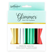 Spellbinders - Glimmer Hot Foil 4 Rolls - Holiday Variety Pack