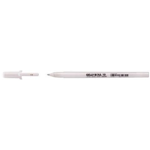 Sakura - White Gelly Roll Bold Point (10) Pen