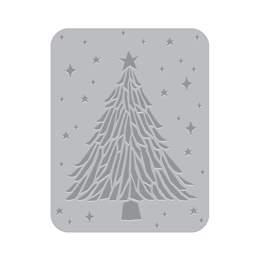 Hero Arts - Sparkling Tree Letterpress + Foil Plate Plate (E)