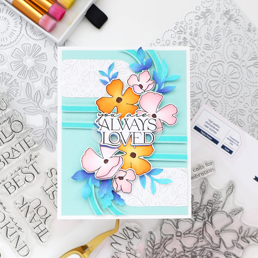 Pinkfresh Studio - Playful Petals Dies