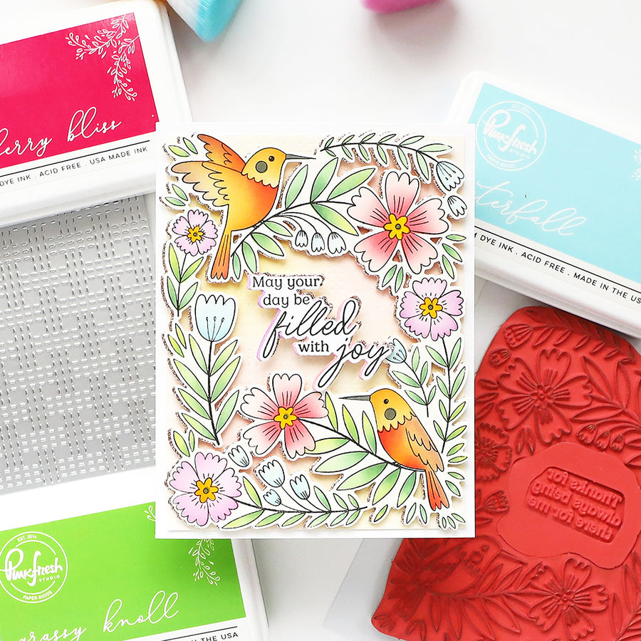 Pinkfresh Studio - Happy Hummingbird Cling Stamp