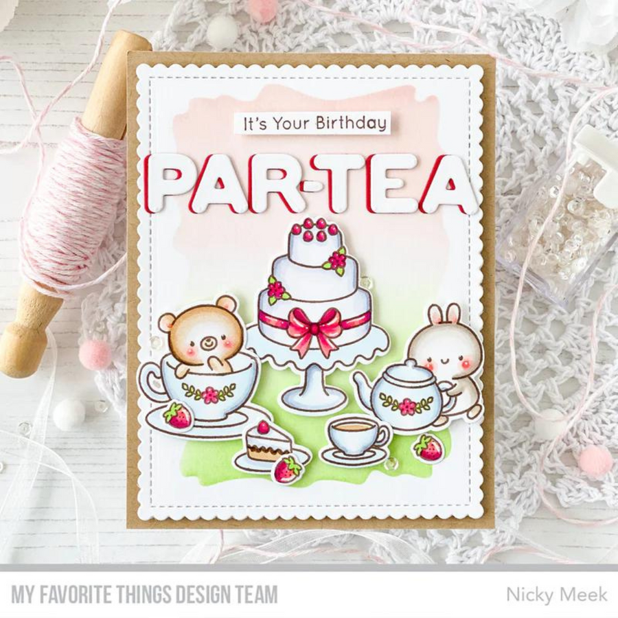 My Favorite Things - JB Tea Party Pals Stamps