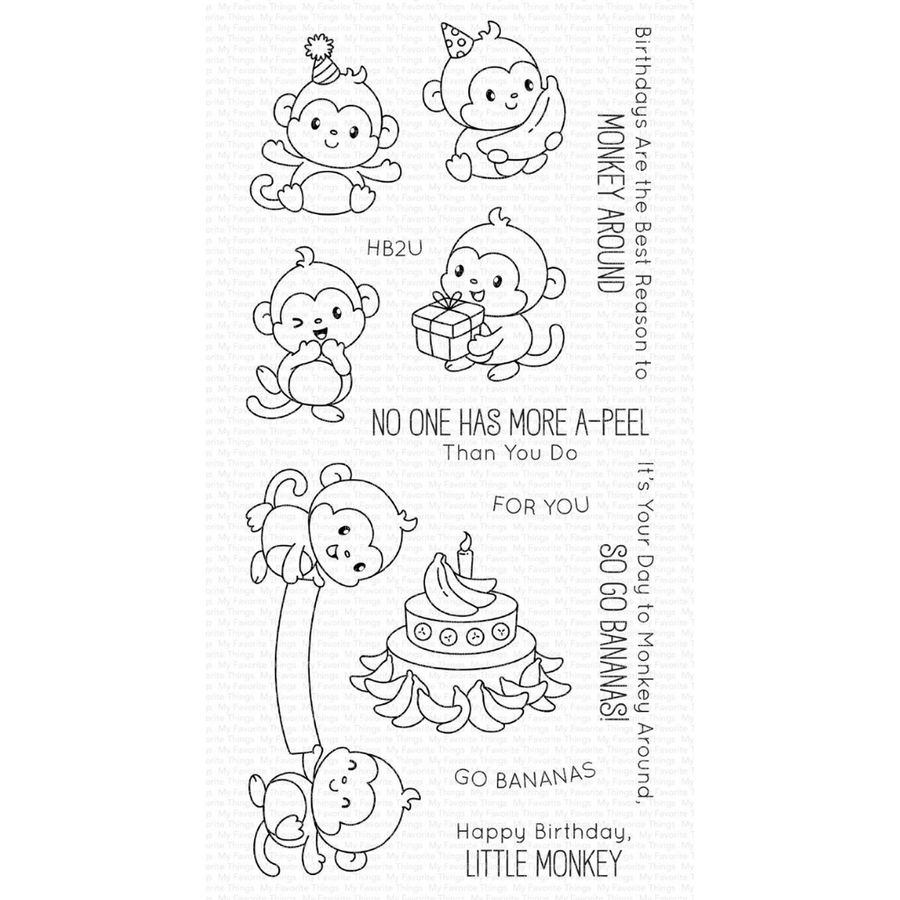 My Favorite Things JB Monkey around Stamps