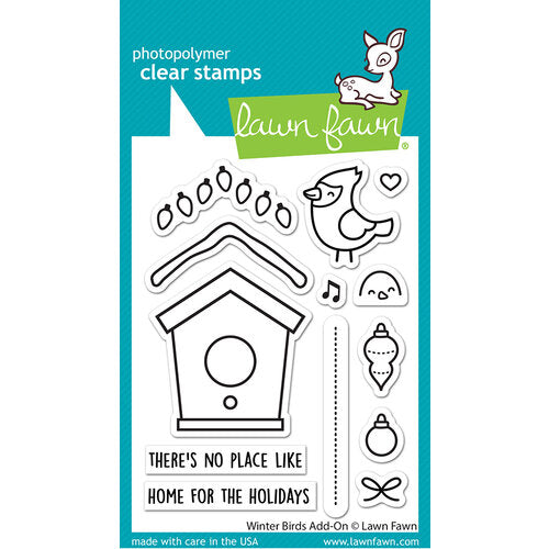 Lawn Fawn - Winter Birds Add-On Stamp Set