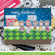 Lawn Fawn - Simply Celebrate Santa Stamps