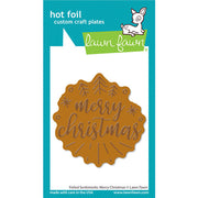 Lawn Fawn - Foiled Sentiments: Merry Christmas Hot Foil Plate