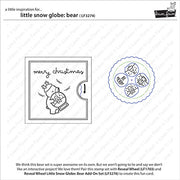 Lawn Fawn - Little Snow Globe: Bear Stamps