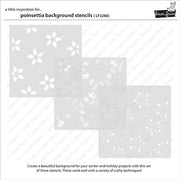 Lawn Fawn - Poinsettia Background Stencils