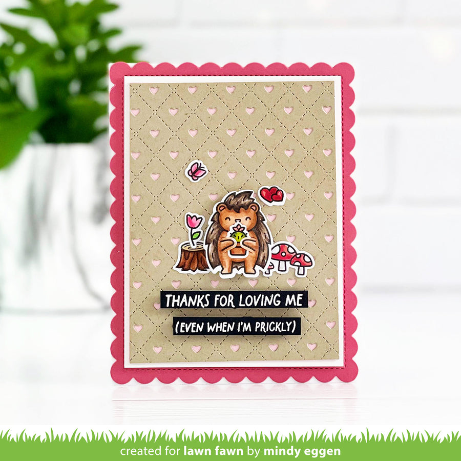 Lawn Fawn - Porcu-Pine for You Add-On Stamps