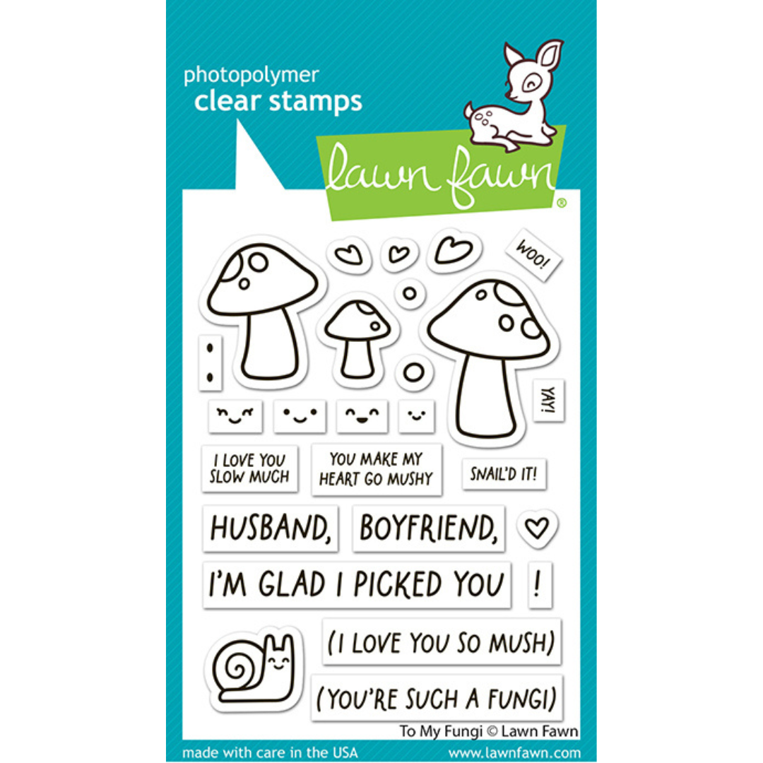 Lawn Fawn - To My Fungi Stamps