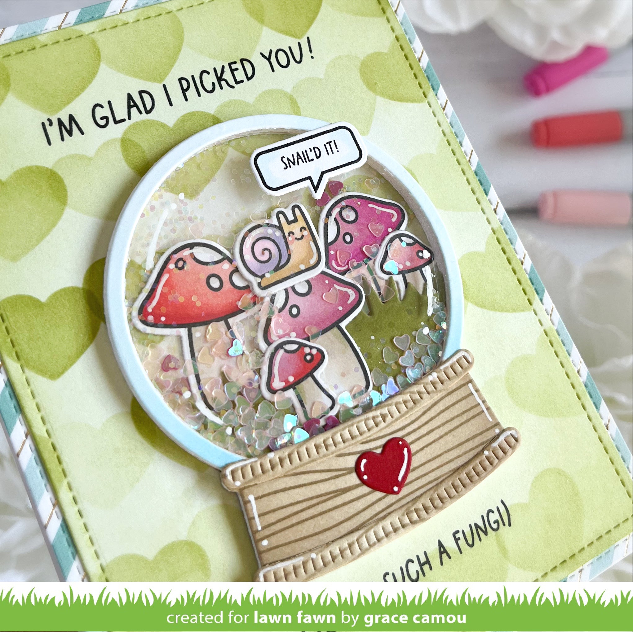 Lawn Fawn - To My Fungi Stamps