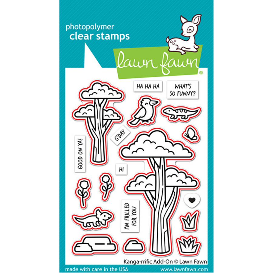 Lawn Fawn - Kanga-rrific Add-On Dies