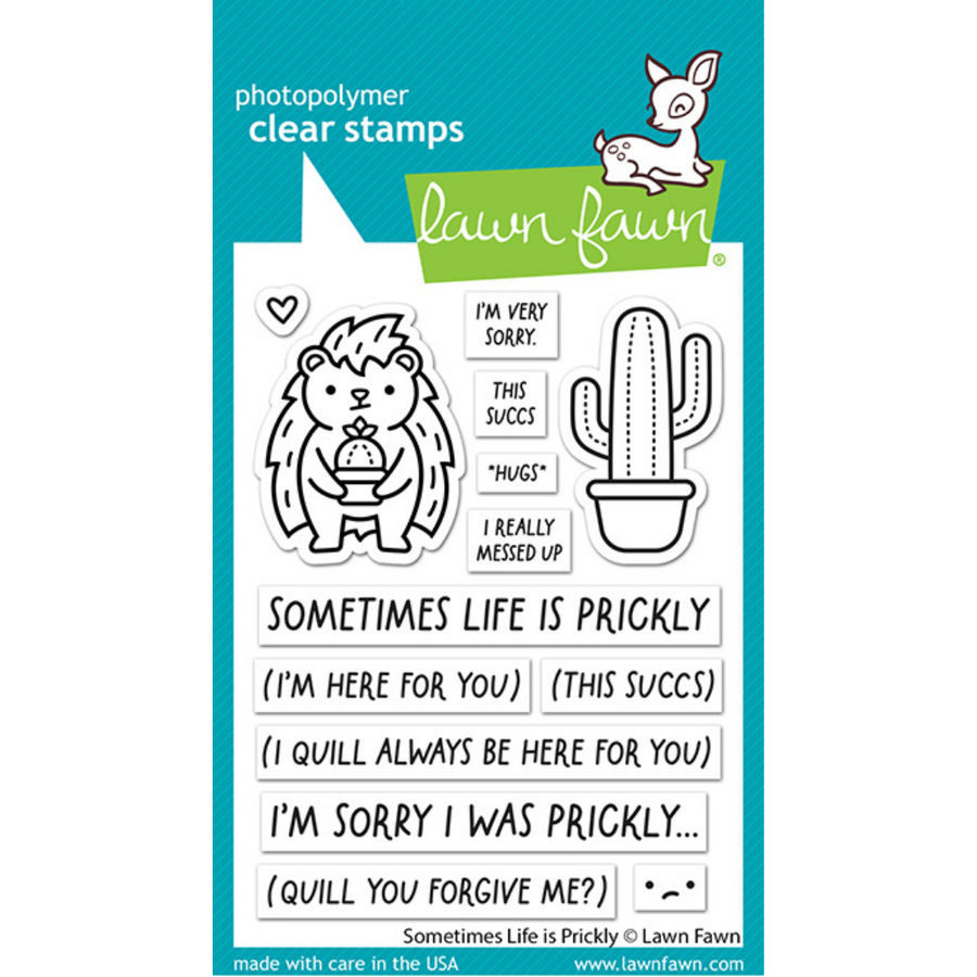 Lawn Fawn - Sometimes Life is Prickly