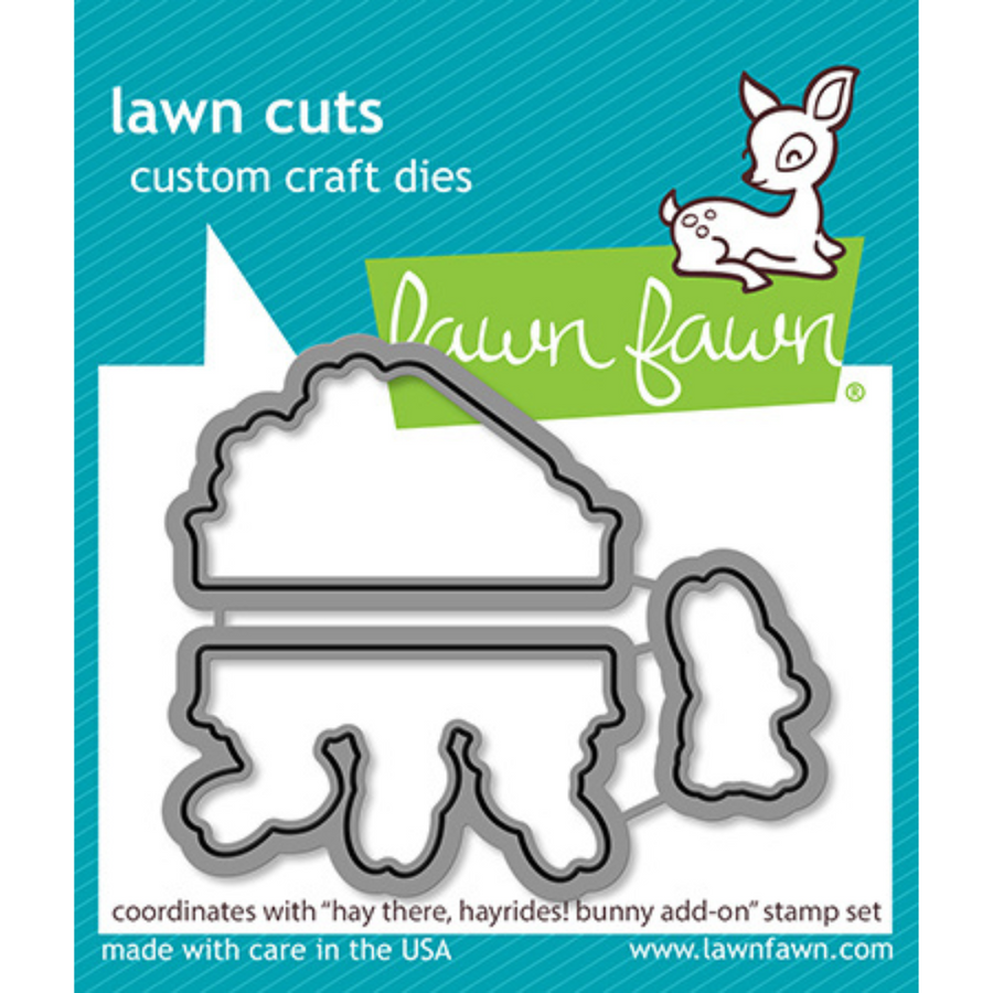 Lawn Fawn - Hay There, Hayrides! Bunny Add-On Dies