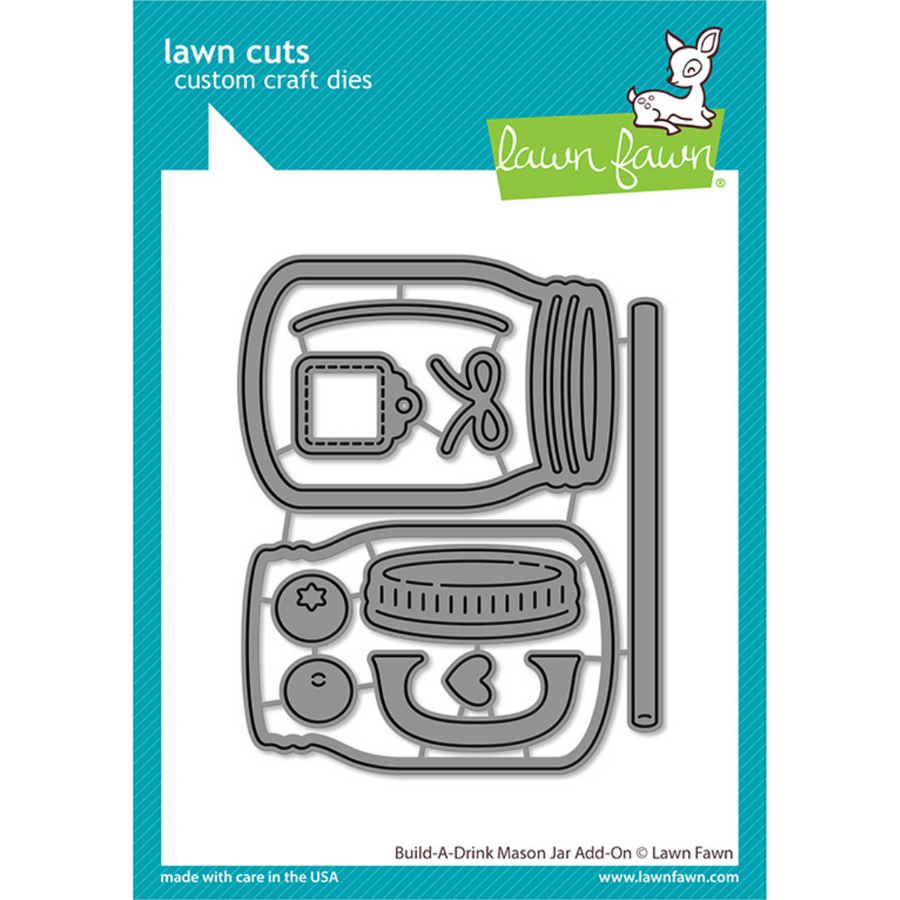 Lawn Fawn - Build-a-drink Mason Jar Add-On