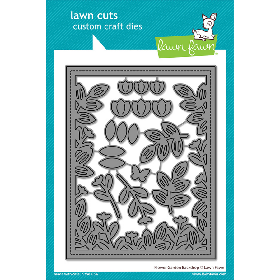 Lawn Fawn - Flower Garden Backdrop