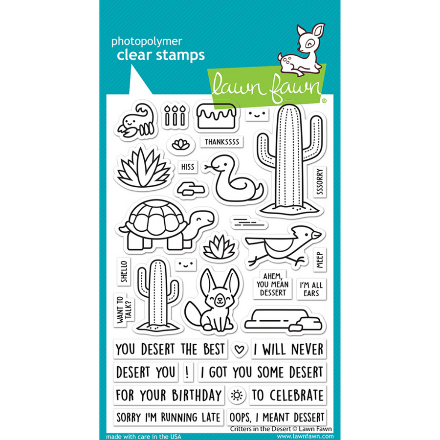 Lawn Fawn - Critters in the Desert Stamps