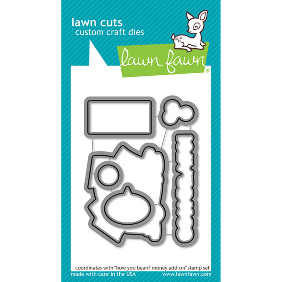 Lawn Fawn - How You Bean? Money Add-on Dies